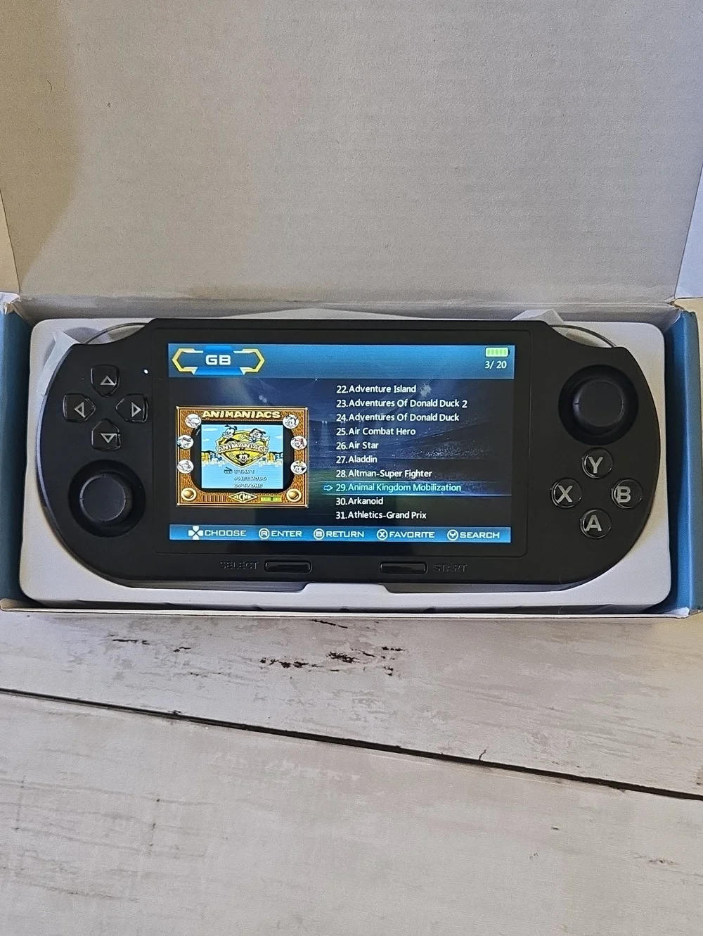 SF3000 handheld game